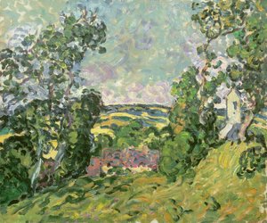 風景（キャンバスに油彩） 作： Louis Valtat