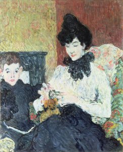 Madame Doubrere e seu filho 作： Louis Valtat