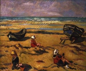 Na praia 作： Louis Valtat