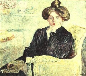 Mulher jovem pensativa 作： Louis Valtat