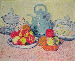 静物、c.1905-06（キャンバスに油彩） 作： Louis Valtat