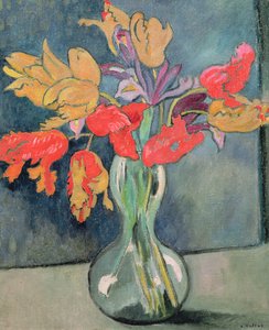 チューリップの花束 作： Louis Valtat