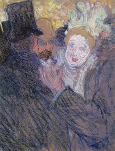 会話（紙にパステル） 作： Louis Valtat