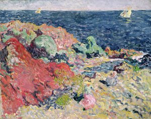 アンセオールのレッドロックス 作： Louis Valtat
