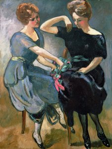 二人の姉妹、1912年頃（キャンバスに油彩） 作： Louis Valtat