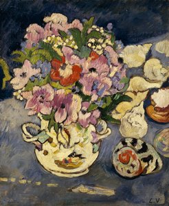 花瓶の花 作： Louis Valtat