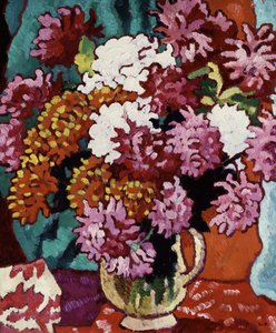 ダリアの花瓶 作： Louis Valtat
