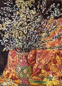 花瓶（キャンバスに油彩） 作： Louis Valtat