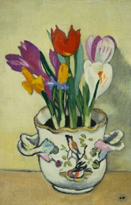 花瓶、1920年頃（キャンバスに油彩） 作： Louis Valtat