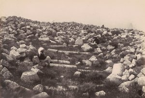 レバノン、ベイルート近郊の遺跡 作： Louis Vignes