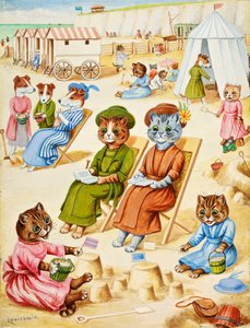 休日の時間 作： Louis Wain