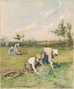 フィールドの落穂拾い 作： Louis Welden Hawkins