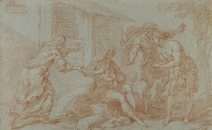 毒の入った杯を飲むソクラテス 作： Louis de Boullogne the Younger