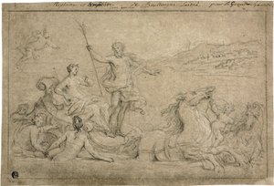 ネプチューンとアンフィトリテの勝利、1706-07 作： Louis de Boullongne
