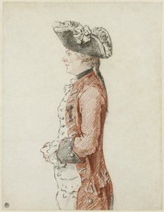 レゼイ・シュヴァリエの肖像 作： Louis de Carmontelle