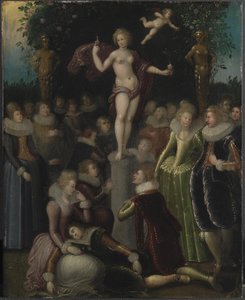 ヴィーナスへのオマージュ 作： Louis de Caullery
