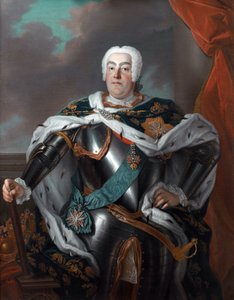 ポーランドのアウグストゥス 3 世の肖像 作： Louis de Silvestre