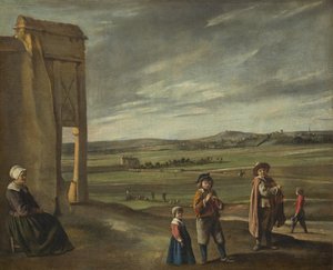 農民のいる風景」1640年頃 作： Louis le Nain