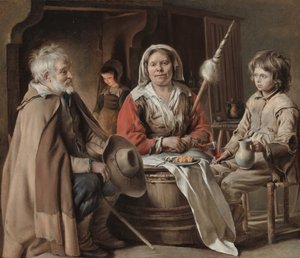 農民のインテリア 作： Louis le Nain