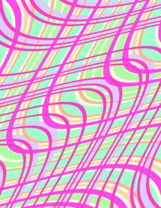 スワーリーチェック、2011年（デジタル） 作： Louisa Hereford