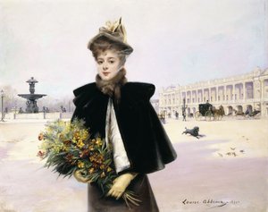 1894年4月の朝 作： Louise Abbéma