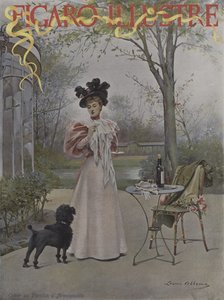 Pavillon dArmenonvilleでのテイスティング（Pavillon dArmenonvilleでのテイスティング）。ルフィガロイラストの表紙、1895年5月 作： Louise Abbéma