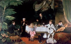 コンサバトリーでの昼食会、1877