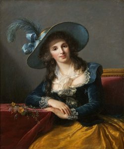 アントワネット・エリザベート・マリー・ダグソー、セギュール伯爵夫人、1756年～1828年、1785年。 作： Elisabeth Louise Vigee Lebrun