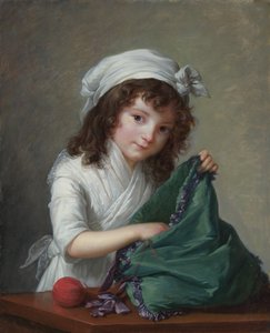 マドモアゼル アレクサンドリーヌ エミリー ブロンニャール、1788 年。 作： Elisabeth Louise Vigee Lebrun