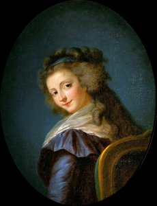アデレード・デ・ラ・ブリッシュの肖像 1755-1844, 1790. 作： Elisabeth Louise Vigee Lebrun