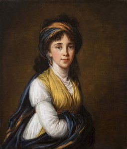 伯爵夫人アンナ・グリゴリエフナ・ベロセルスキー・ベロゼルスキーの肖像 1773-1846, 1798. 作： Elisabeth Louise Vigee Lebrun