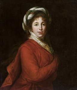 ヘレナ・ラジヴィル伯爵夫人の肖像、1753～1821年、ニー・プシェジエツカ、1802～1805年頃。 作： Elisabeth Louise Vigee Lebrun