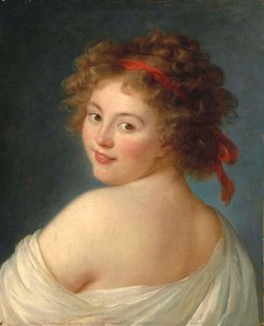 エカテリーナ・スカヴロンスカヤ伯爵夫人の肖像、ニー・フォン・エンゲルハルト、1761-1829年、1790年。 作： Elisabeth Louise Vigee Lebrun