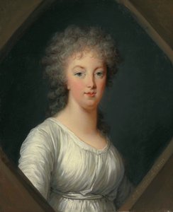 マリー・アントワネットの肖像 1755-1793, 1800. 作： Elisabeth Louise Vigee Lebrun