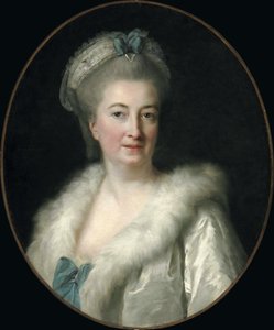 画家の母、ル・セーヴル夫人（旧姓ジャンヌ・メッサン 1728-1800年）の肖像画、1778年頃。 作： Elisabeth Louise Vigee Lebrun
