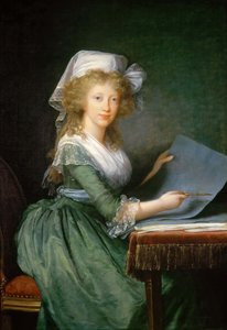 ナポリとシチリアのルイーザ マリア王女 1773 ～ 1802 年、c. 1790年。 作： Elisabeth Louise Vigee Lebrun