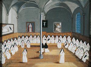 Port-Royal des Champs Abbey、姉妹の章 作： Louise Magdeleine Hortemels