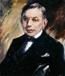 エルンスト・オップラーの肖像 作： Lovis  Corinth
