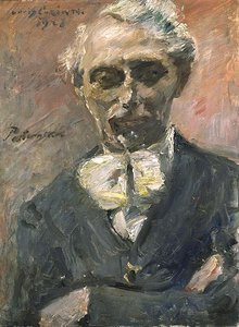 画家レオニード・パステルナック（1862-1945）1923（キャンバスに油彩） 作： Lovis  Corinth