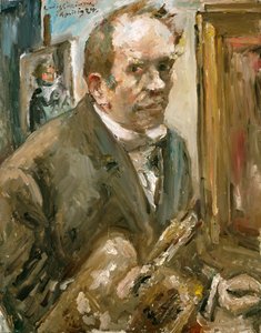 オートポートレイト - セルフポートレイト - Peinture de Lovis Corinth (1858-1925) - 1924 - 油彩・キャンバス - 100x80 - (c) Museum of Modern Art, New York