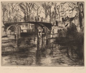 Aus dem Tiergarten (ティーアガルテンから) 作： Lovis Corinth