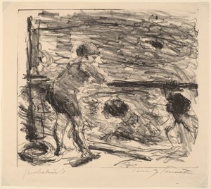 Badeanstalt The Bath House, 1920. 作： Lovis Corinth