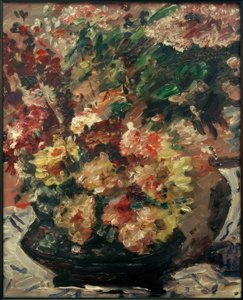 青銅のバケツの中の花 作： Lovis Corinth