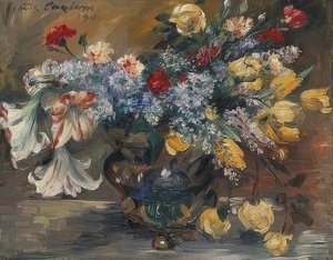 花束。 1911 作： Lovis Corinth