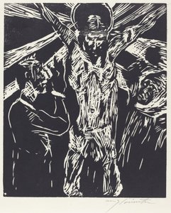 十字架上のキリスト 磔刑、1919年。 作： Lovis Corinth