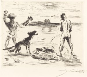 トリマルキオのガストマール: pl. VII (トリマルキオの饗宴: pl. VII) 作： Lovis Corinth