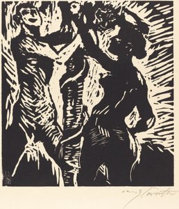 アダムとイブの堕落、1919 年。 作： Lovis Corinth