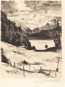 Der Walchensee The Walchensee、1920年。 作： Lovis Corinth