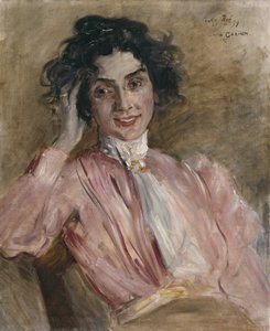 女優のセンタ・ブレ 作： Lovis Corinth