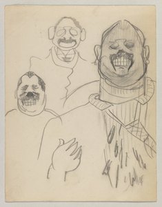 ルイ・ゲスラー夫妻の銀婚式披露宴の招待状 作： Lovis Corinth
